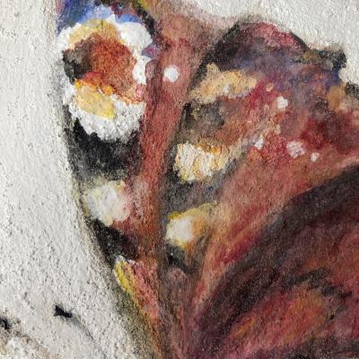 Isabelle Bonzom, Sanguin I, Sanguine I, buon fresco, detail